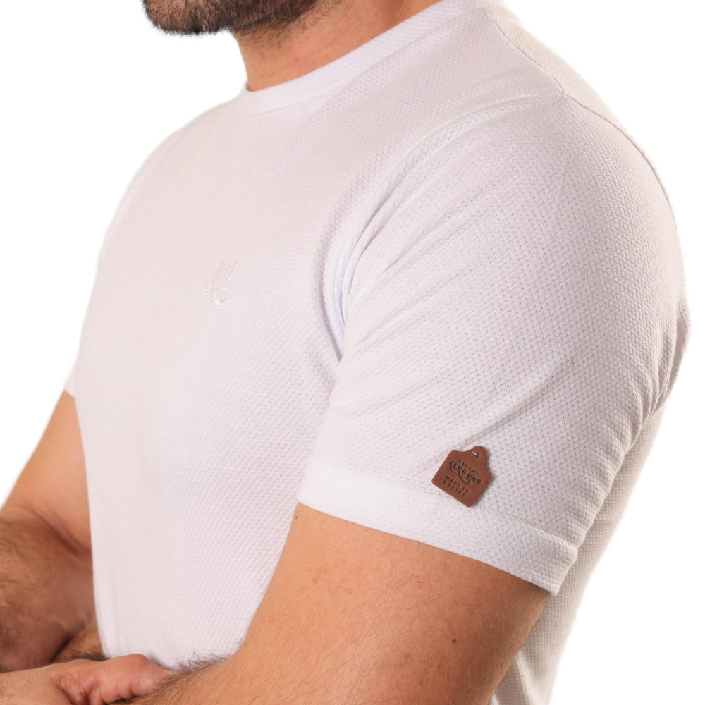 Playera R01 Blanca - PLAY BASIC-01