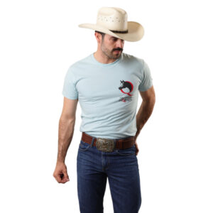 Playera Quarter Horse Caballo Metallic Cat