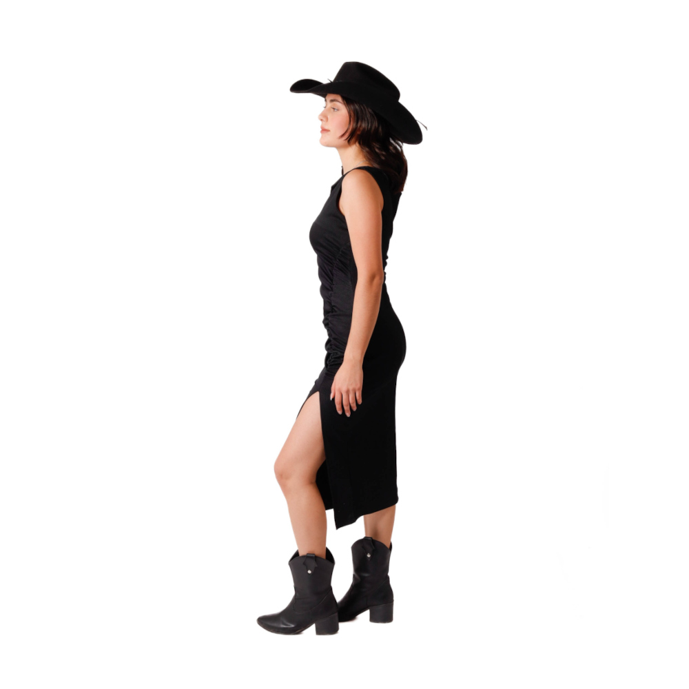 Vestido Negro Liso